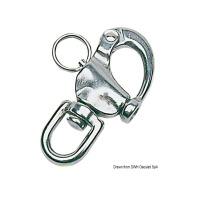 Snap šekl, otočný, s okem - délka 70 mm