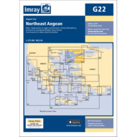 Mapa G22 Northeast Aegean Sea