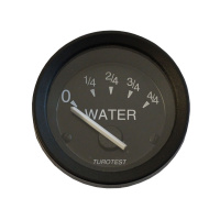 Budík water, black, 56mm