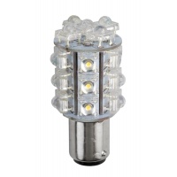 Žárovka 12V, LED bílá, 2-pólová, různá vzdálenost úchytu