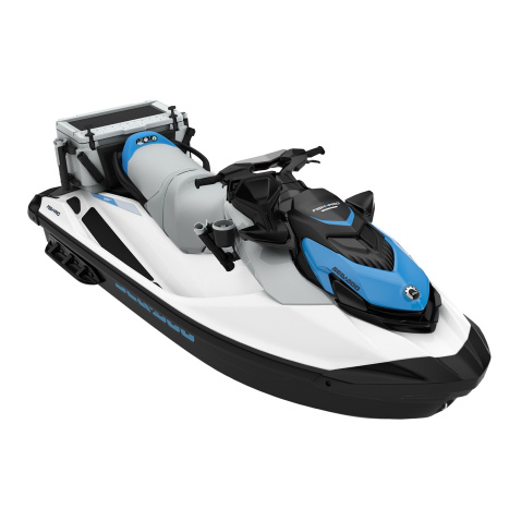 Skútr vodní Sea Doo FISHPro Scout 3-up 130hp iDF White / Gulfstream Blue
