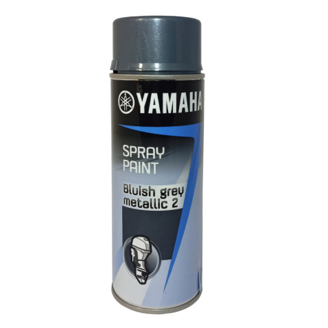 Sprej na motor Yamaha originál bluish grey metallic 2,  400ml (2,5-25HP od r.2008)