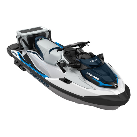 Skútr vodní Sea Doo FISHPro Sport 3-up 170hp iDF White / Gulfstream Blue