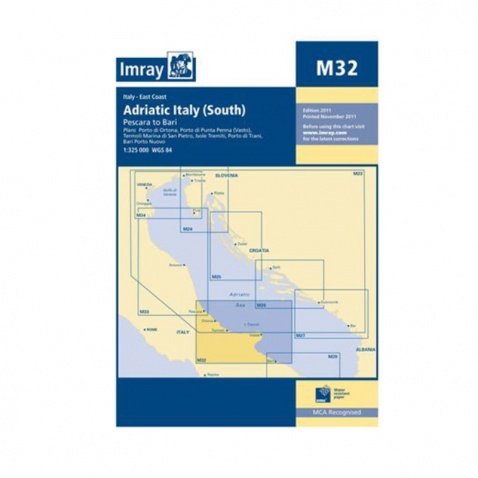 Mapa M32 Adriatic Italy (South)