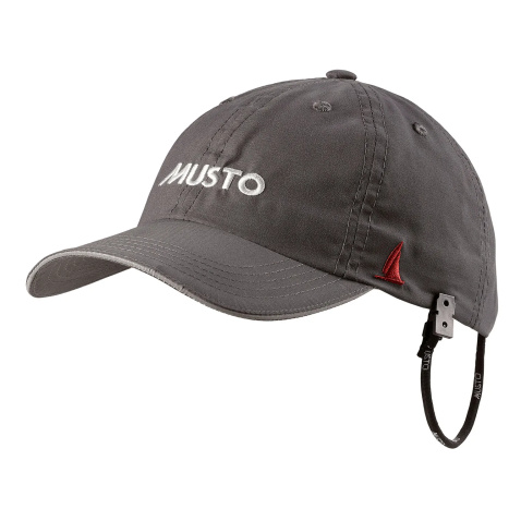 Kšiltovka MUSTO ESSENTIAL Fast dry Crew charcoal/ebony