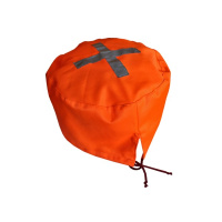 Kryt na propeler látkový oranž,prům.40cm, v.20cm