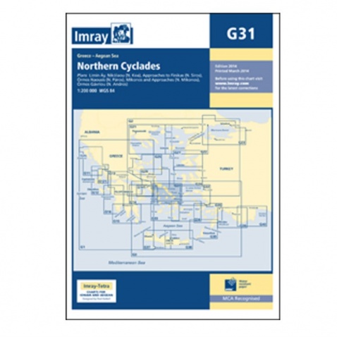 Mapa G31 Northern Cyclades