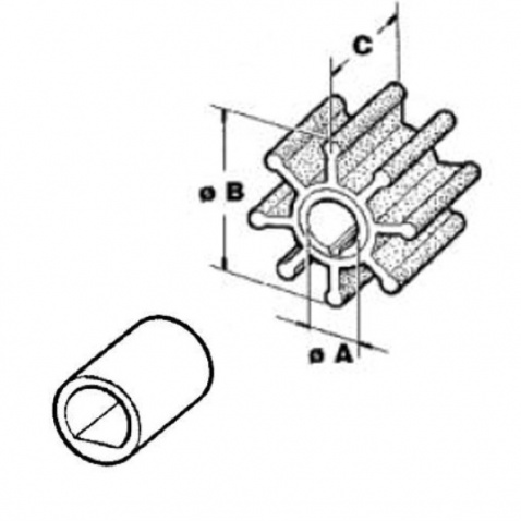 Impeller 977780-0300,Yanmar