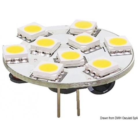 Žárovka 12/24V,  LED, typ G4 (9 x LED)