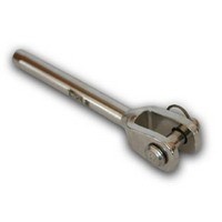 Terminál vidlička s čepem pro lano 6mm / čep 9,5mm