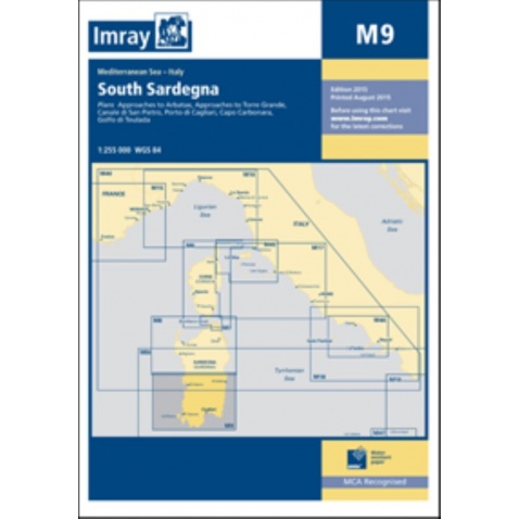 Mapa M9 Sardinie - Jih