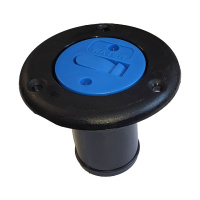 Hrdlo plast na vodu (černé),pr. 38mm