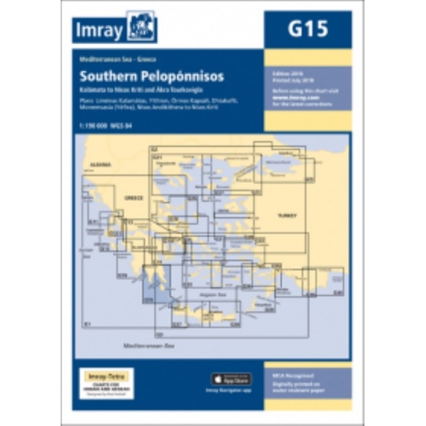 Mapa G15 Southern Peloponnisos 