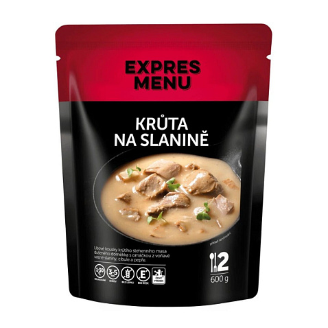 Krůta na slanině Krůta na slanině