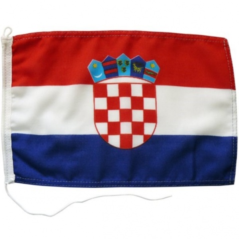 Vlajka Chorvatsko - velikost 45 x 30cm