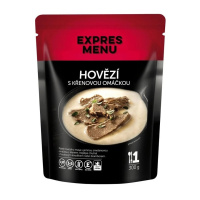 Hovězí s křenovou omáčkou (1 porce)