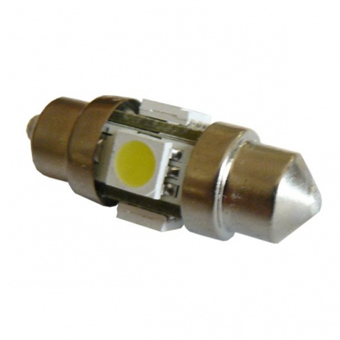 Žárovka 12V,  LED-1, sufitka,d.31 mm