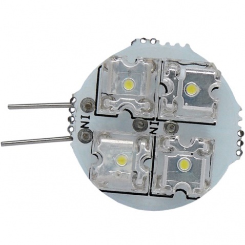 Žárovka 12V, LED, typ G4, 0,43W (4 žárovky)