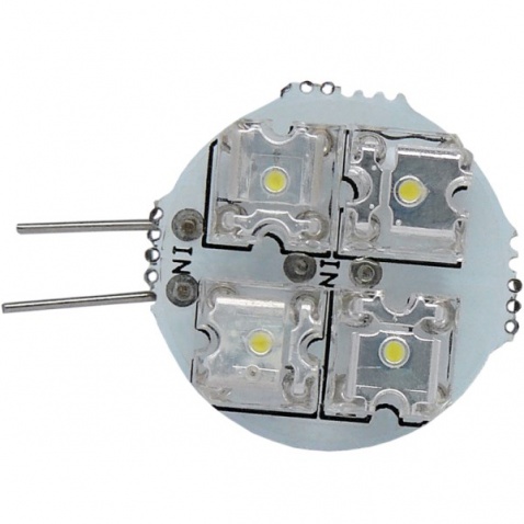 Žárovka 12V, LED, typ G4, 0,43W (4 x LED)