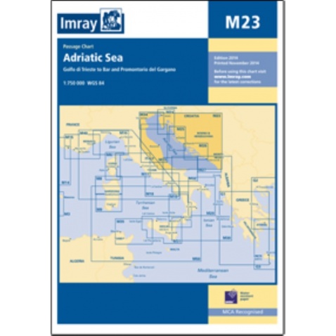 Mapa M23 Adriatic sea 