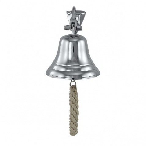 Zvon, prům. 10 cm, stříbrný