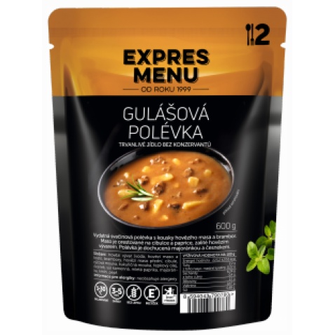 Gulášová polévka (2 porce)