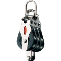 Trojkladka se šeklem a úvazem RF20312 Triple block, becket, 2-axis shackle head