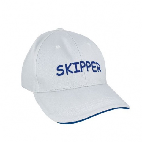 Kšiltovka SC-nápis Skipper, white