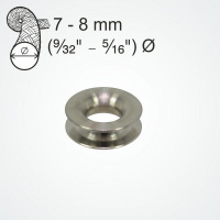 Očko kluzné Clamcleat Titanium Thimble pro lano 7-8mm