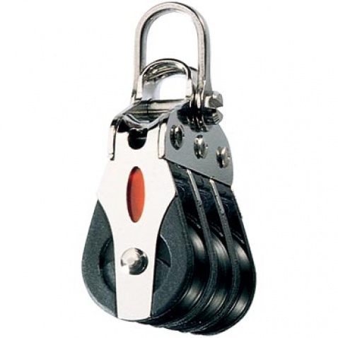 Trojkladka se šeklem RF20302 Triple block, 2-axis shackle head