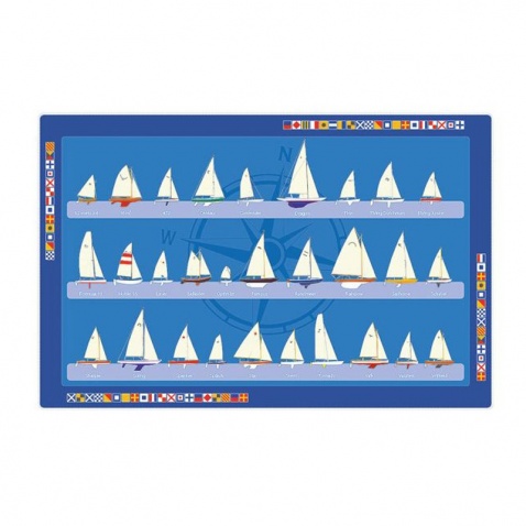 Prostírání PVC-vzor plachetnice