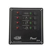 Panel vypínačů 24V - 4 pod sebou 107x115mm