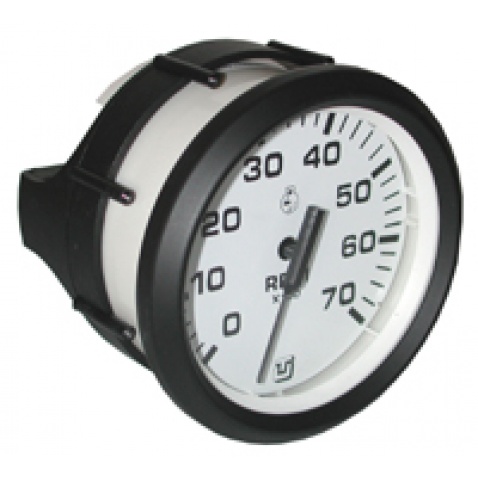 Otáčkoměr 0-7000 rpm, bílý