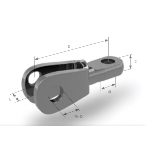 Prodloužení napínáku - čep 12,5mm