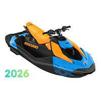 Skútr vodní Sea Doo Spark Trixx 90 For 3 Gulfstream Blue/Orange Crush