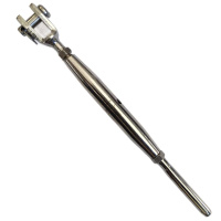 Napínák M8 s terminálem/čep 8mm, lano 4mm, celková délka 206 mm