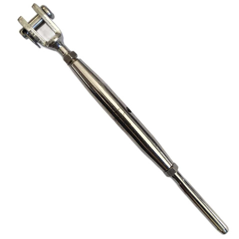 Napínák M8 s terminálem/čep 8mm, lano 4mm, celková délka 206 mm