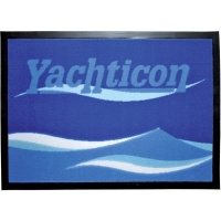 Koberec navy s nápisem Yachticon