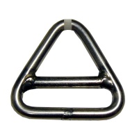 Triangl na popruh 40mm, s uzdičkou, 50x55mm