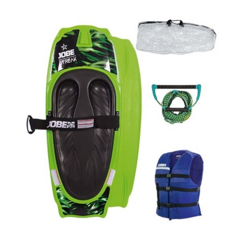 Kneeboard Streak green+příslušenství