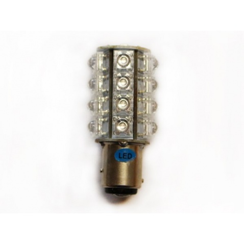 Žárovka 12V, LED, 2-pólová, modrá, různá vzdálenost úchytů
