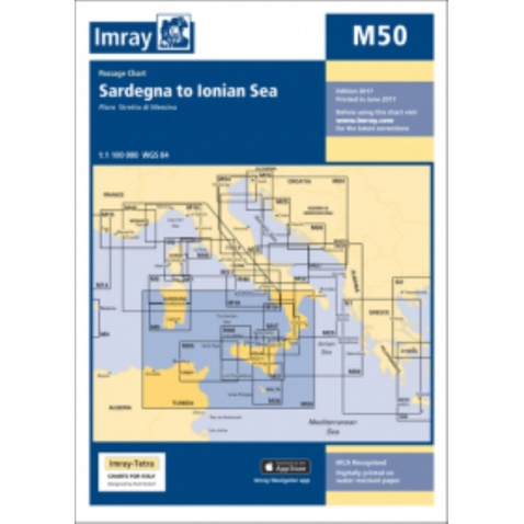 Mapa M50 Sardegna to Ionian Sea