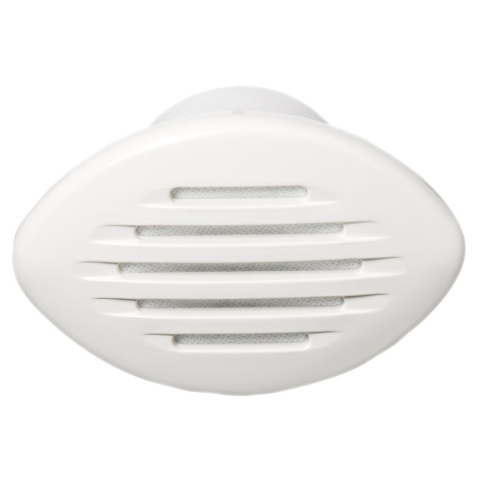 Klakson 12V s bílým krytem, 130x85mm