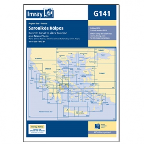 Mapa G141 Saronikós Kólpos