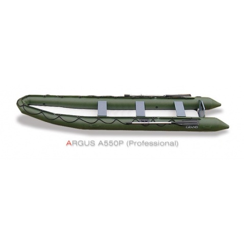 Nafukovací kanoe Grand A550P Professional - šedá