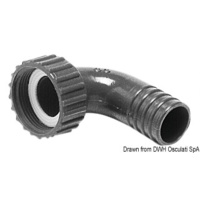Redukce na hadici 30mm, závit 1 1/4", 90°