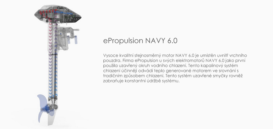 Lodní elektromotor ePropulsion NAVY